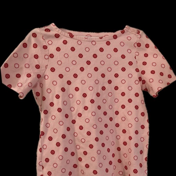 Charter Club Pink Cotton Boatneck T-Shirt - Picture 2 of 4